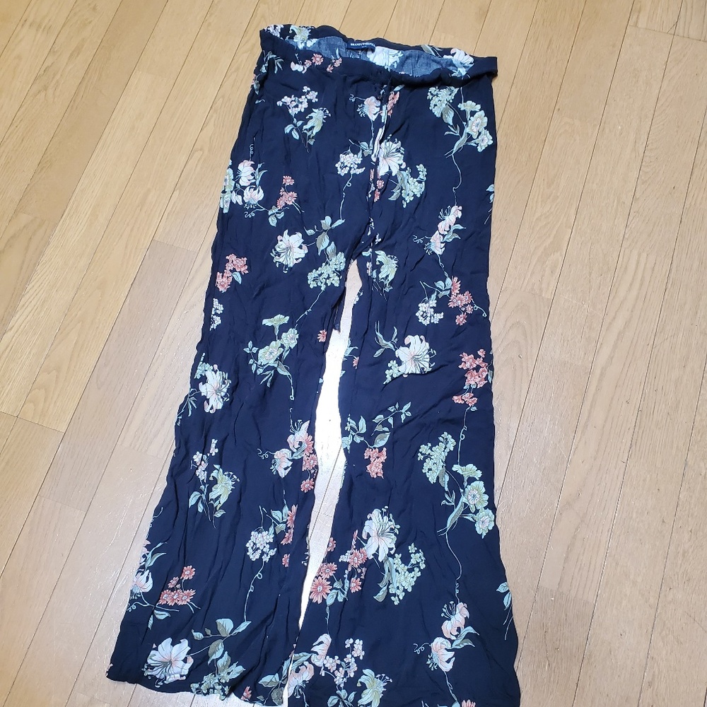 brandy Melville floral pants rare adjustable